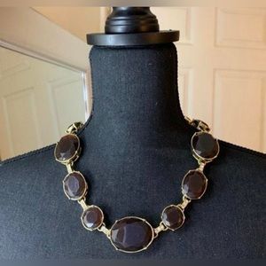 Brown and Gold statement necklace